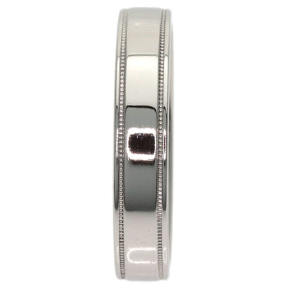 TIFFANY&Co. Milgrain Ring Platinum PT950 Ladies [Used]