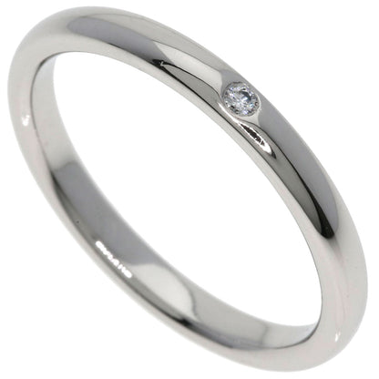 TIFFANY&Co. Wedding 1P Diamond Ring Platinum PT950 Ladies [Used]