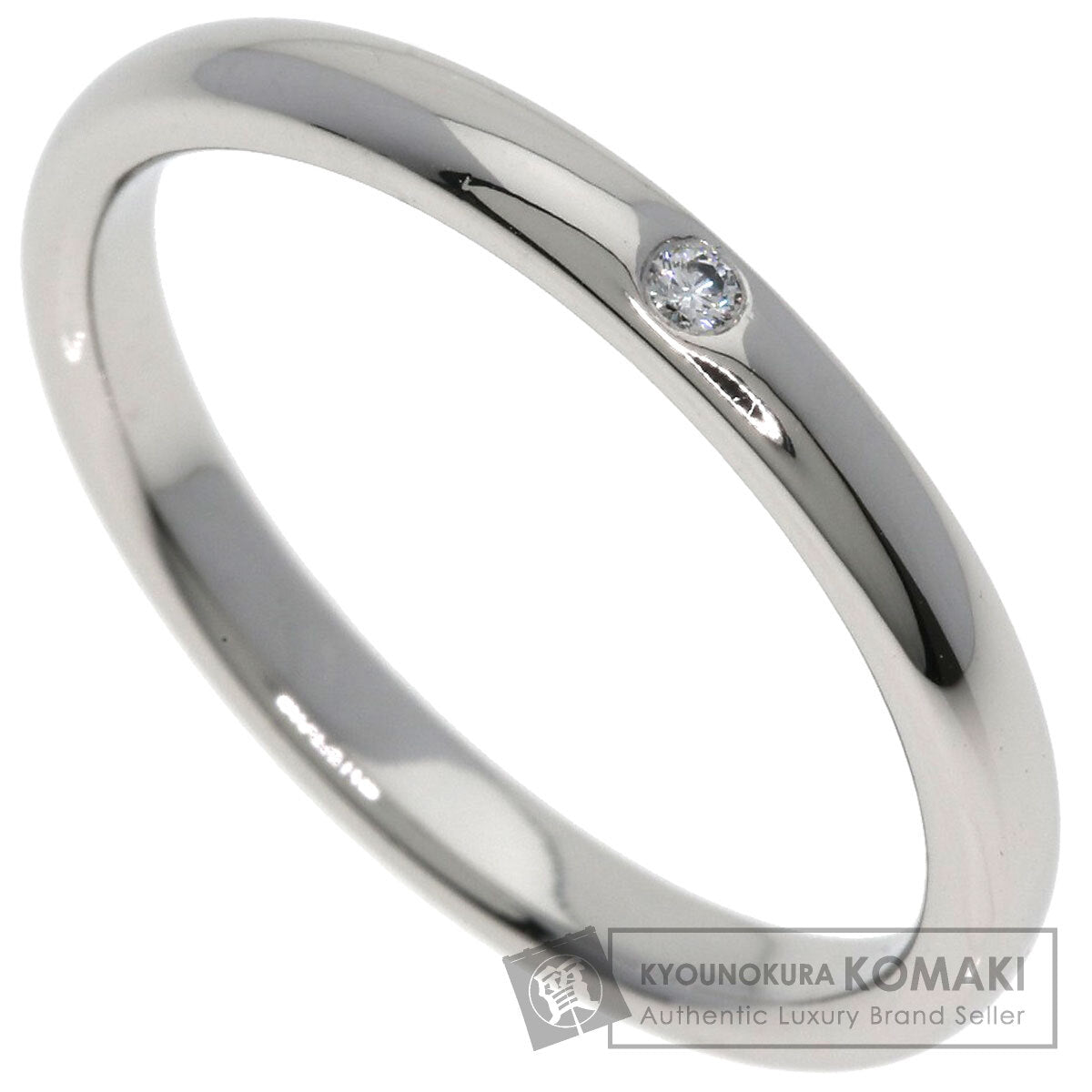 TIFFANY&Co. Wedding 1P Diamond Ring Platinum PT950 Ladies [Used]