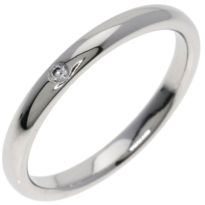 TIFFANY&Co. Wedding 1P Diamond Ring Platinum PT950 Ladies [Used]