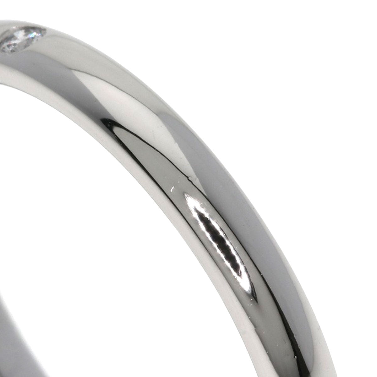 TIFFANY&Co. Wedding 1P Diamond Ring Platinum PT950 Ladies [Used]