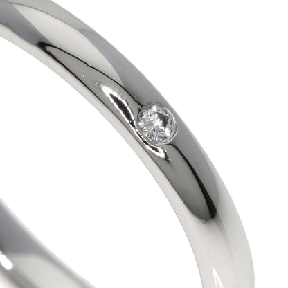 TIFFANY&Co. Wedding 1P Diamond Ring Platinum PT950 Ladies [Used]