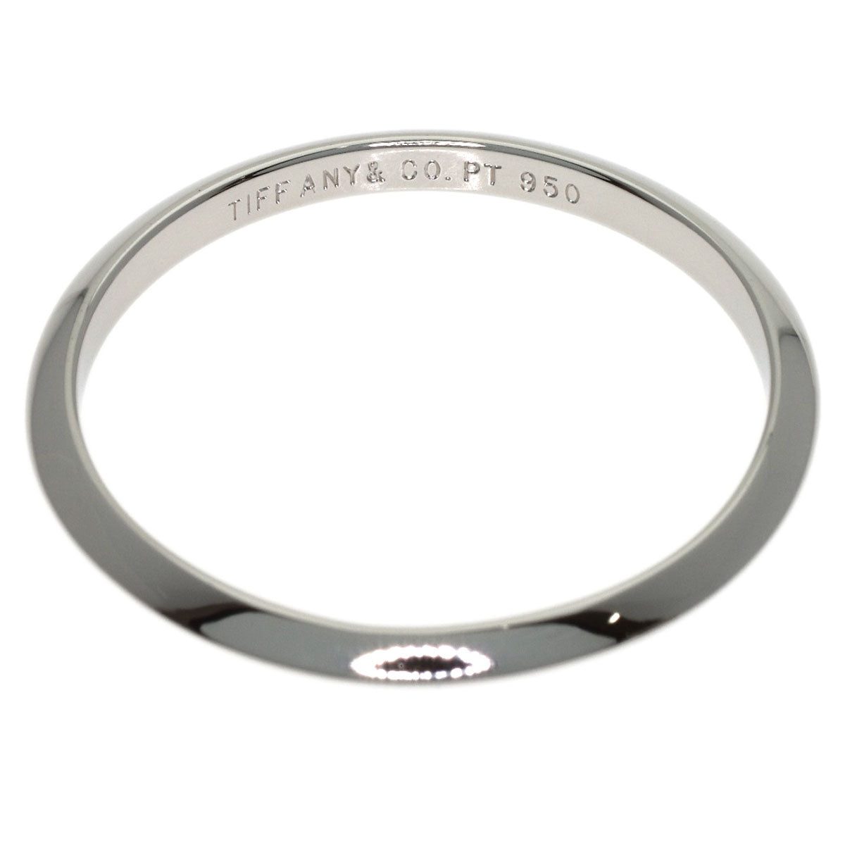 TIFFANY&Co. Knife edge Ring Platinum PT950 Ladies [Used]