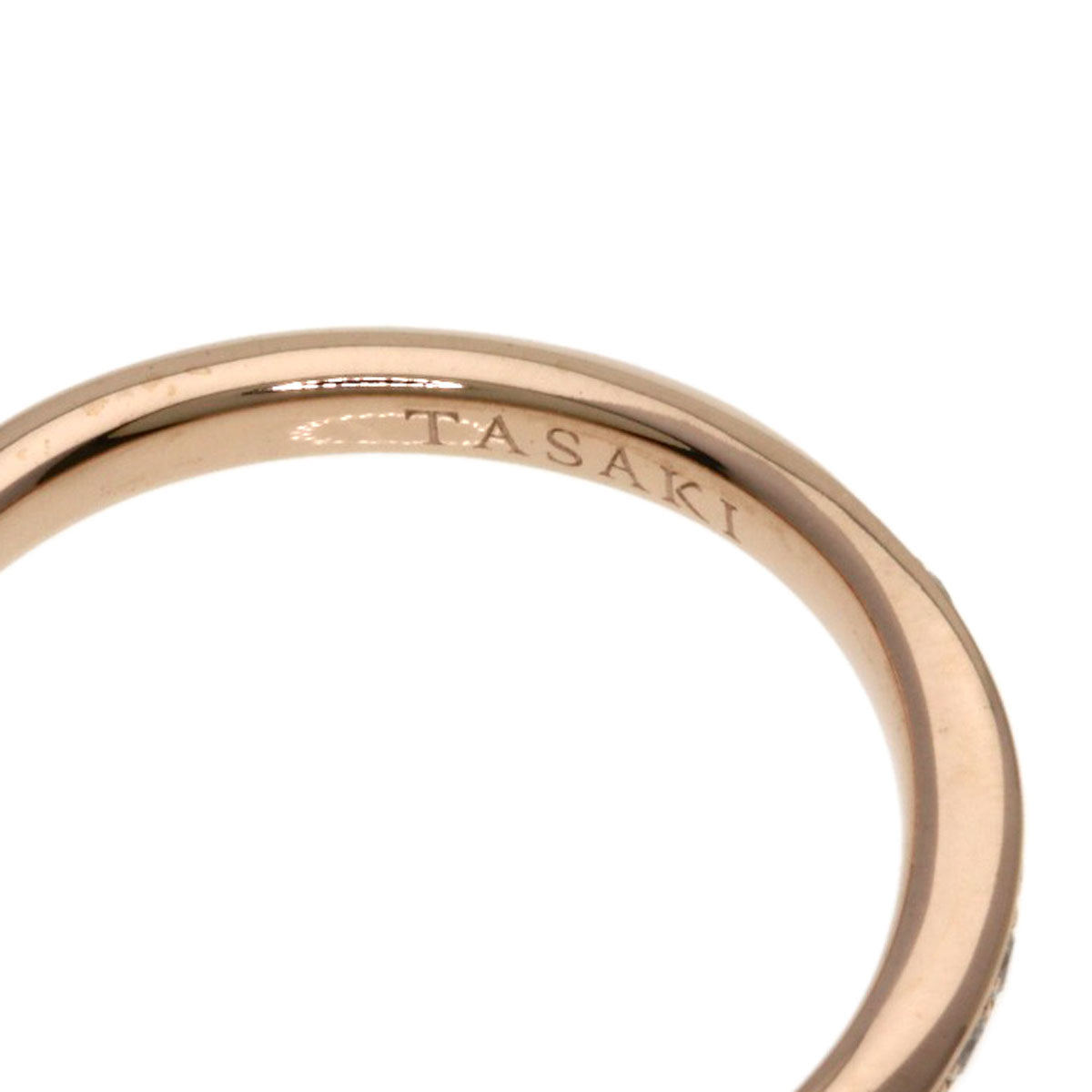 タサキ ダイヤモンド リング・指輪 K18ピンクゴールド レディース 【中古】【TASAKI】