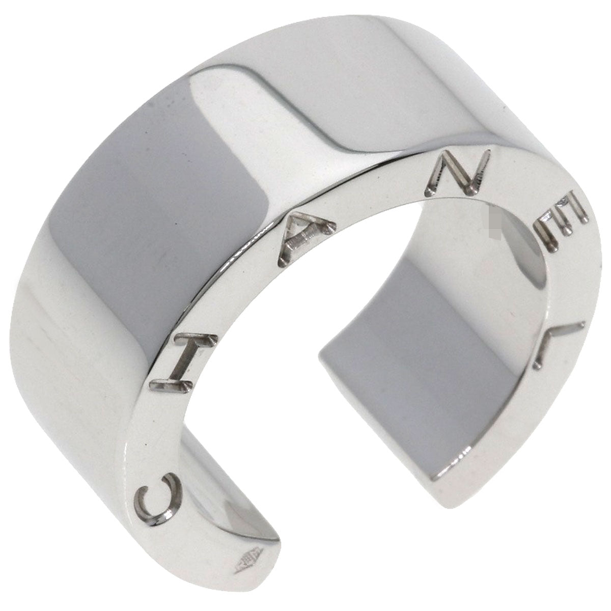CHANEL Signature Ring K18 White Gold Ladies [Used]