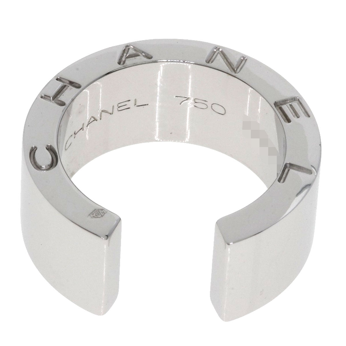 CHANEL Signature Ring K18 White Gold Ladies [Used]
