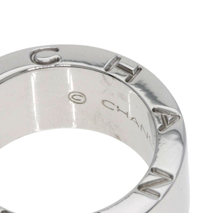 CHANEL Signature Ring K18 White Gold Ladies [Used]