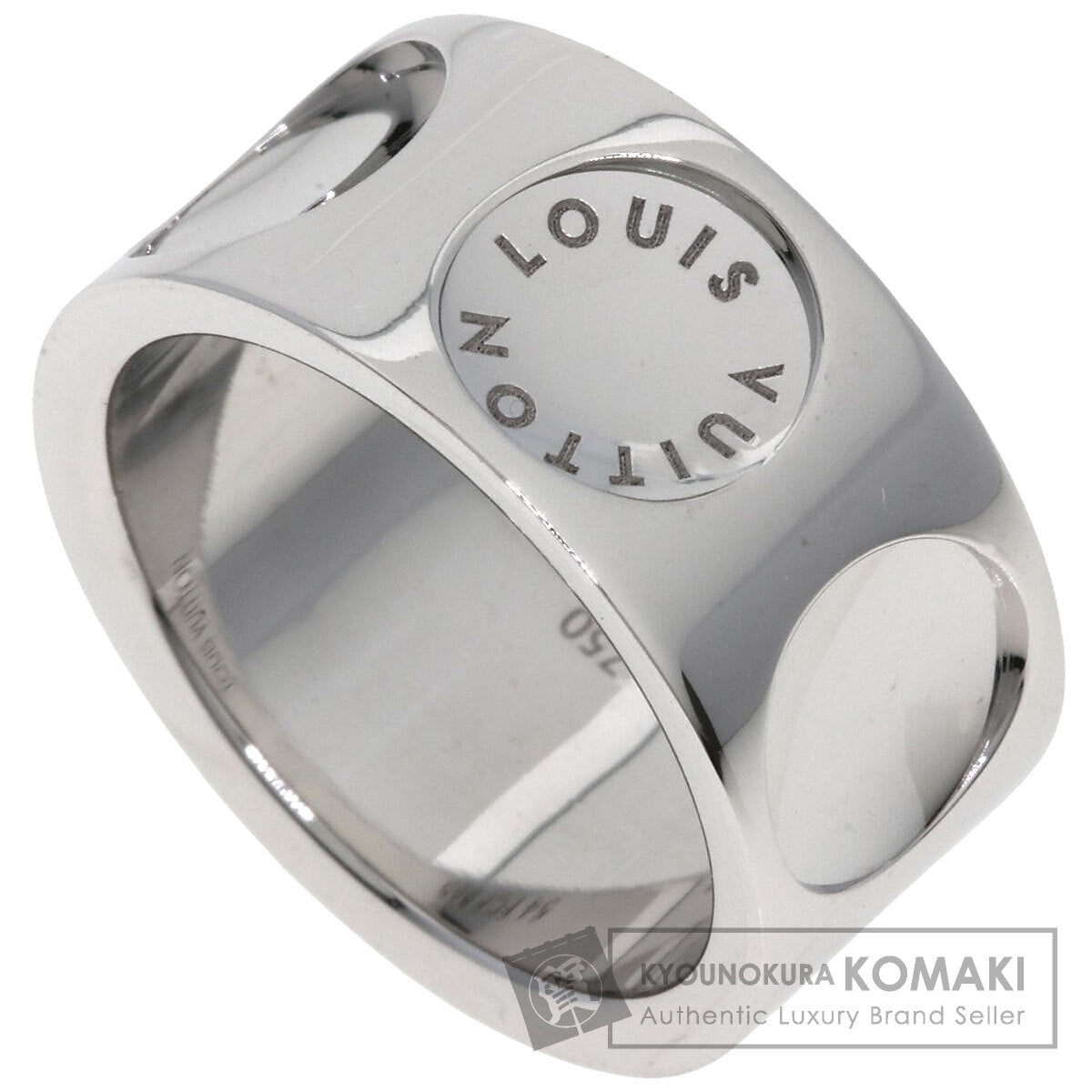 LOUIS VUITTON Grand Berg Empreinte Ring K18 White Gold Ladies [Used]
