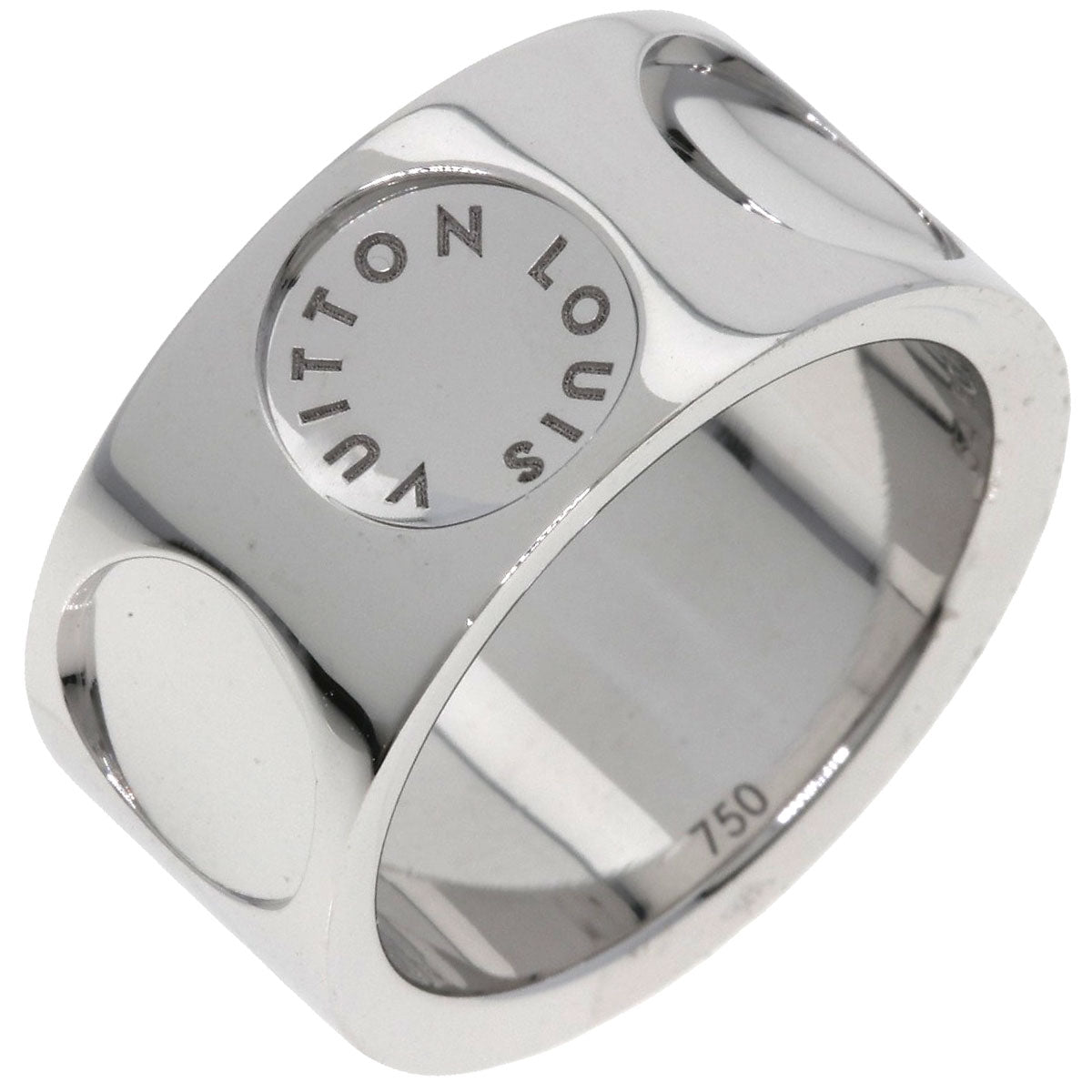 LOUIS VUITTON Grand Berg Empreinte Ring K18 White Gold Ladies [Used]