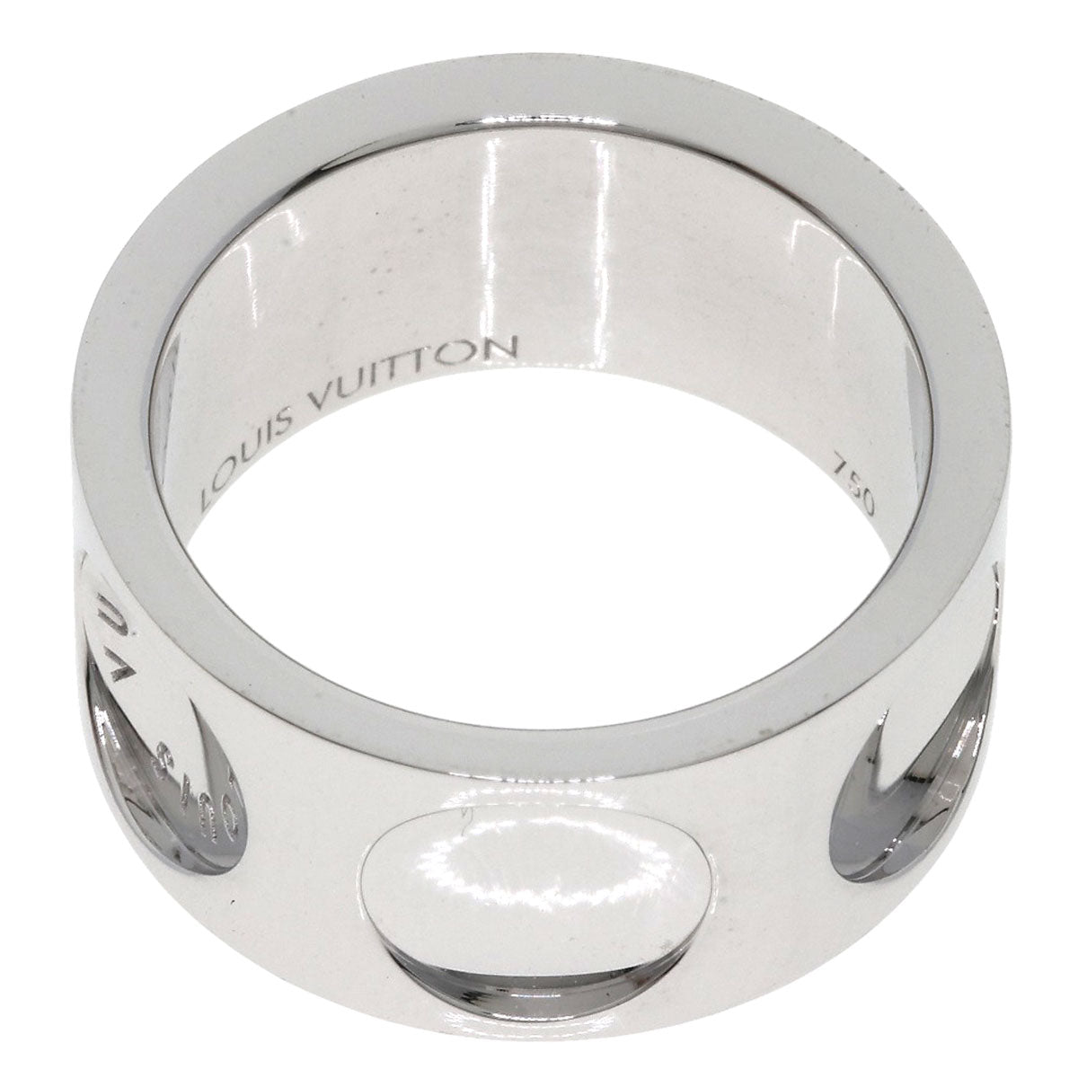 LOUIS VUITTON Grand Berg Empreinte Ring K18 White Gold Ladies [Used]