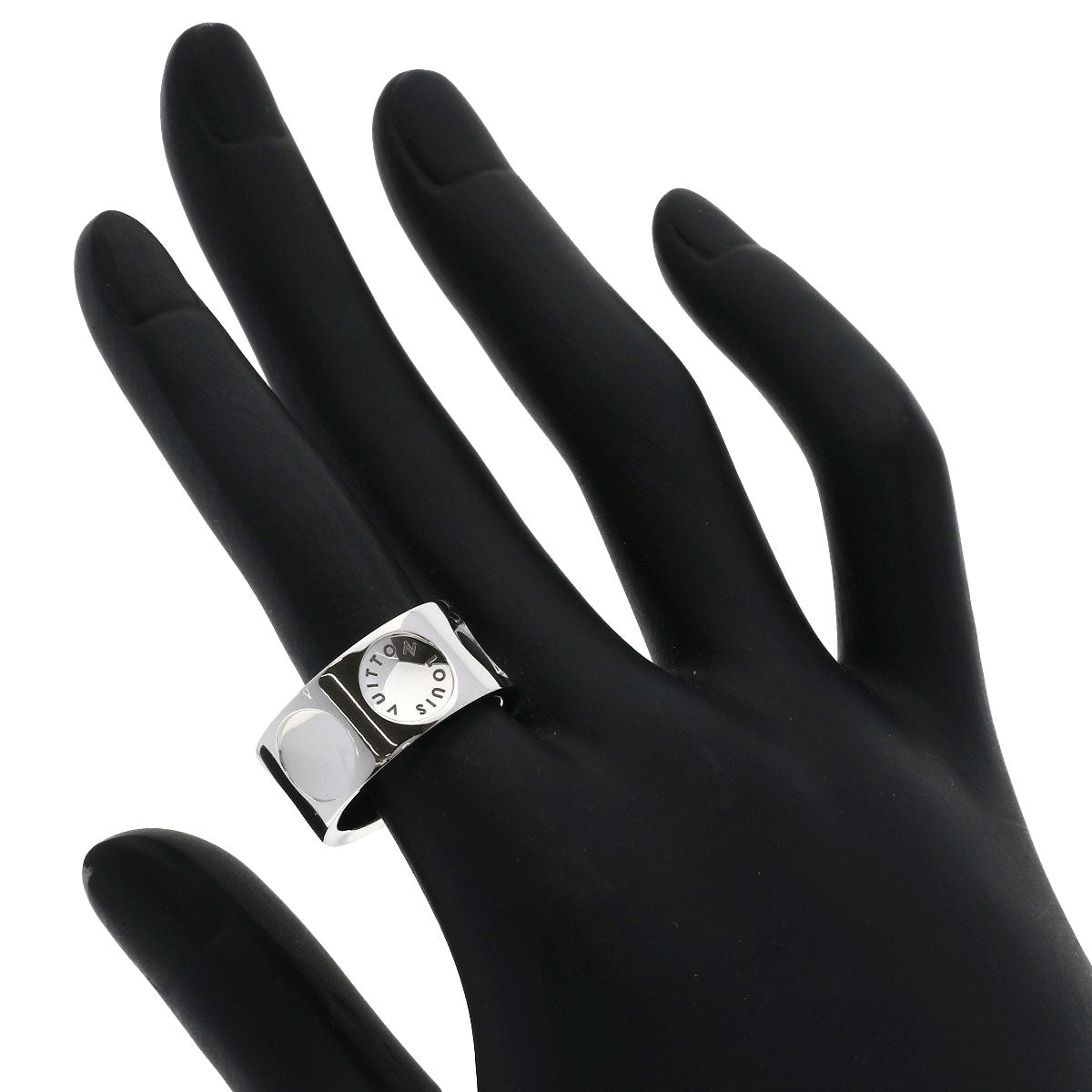 LOUIS VUITTON Grand Berg Empreinte Ring K18 White Gold Ladies [Used]