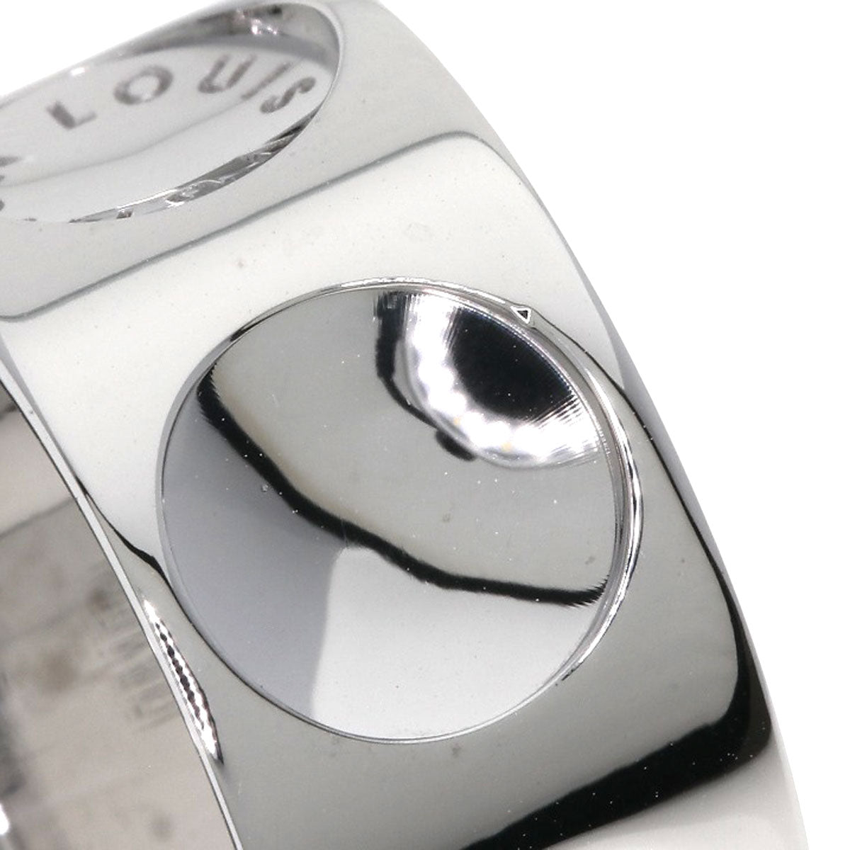 LOUIS VUITTON Grand Berg Empreinte Ring K18 White Gold Ladies [Used]