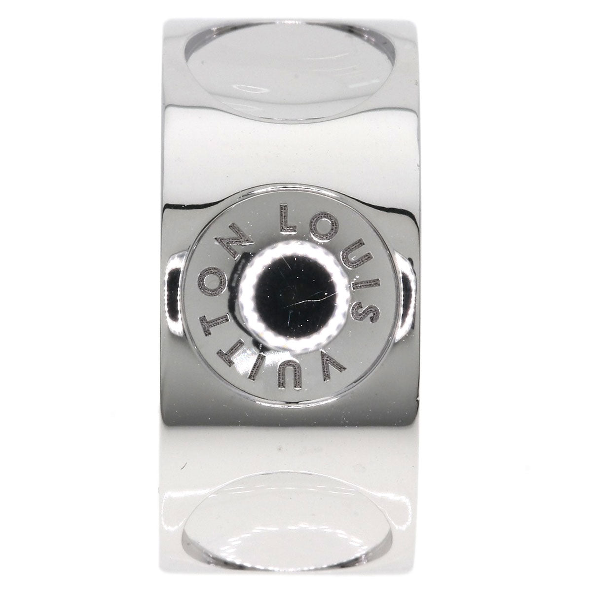 LOUIS VUITTON Grand Berg Empreinte Ring K18 White Gold Ladies [Used]