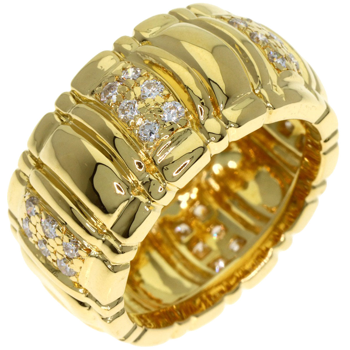 PIAGET Tanagra Diamond #51 Ring K18 Yellow Gold Ladies [Used]