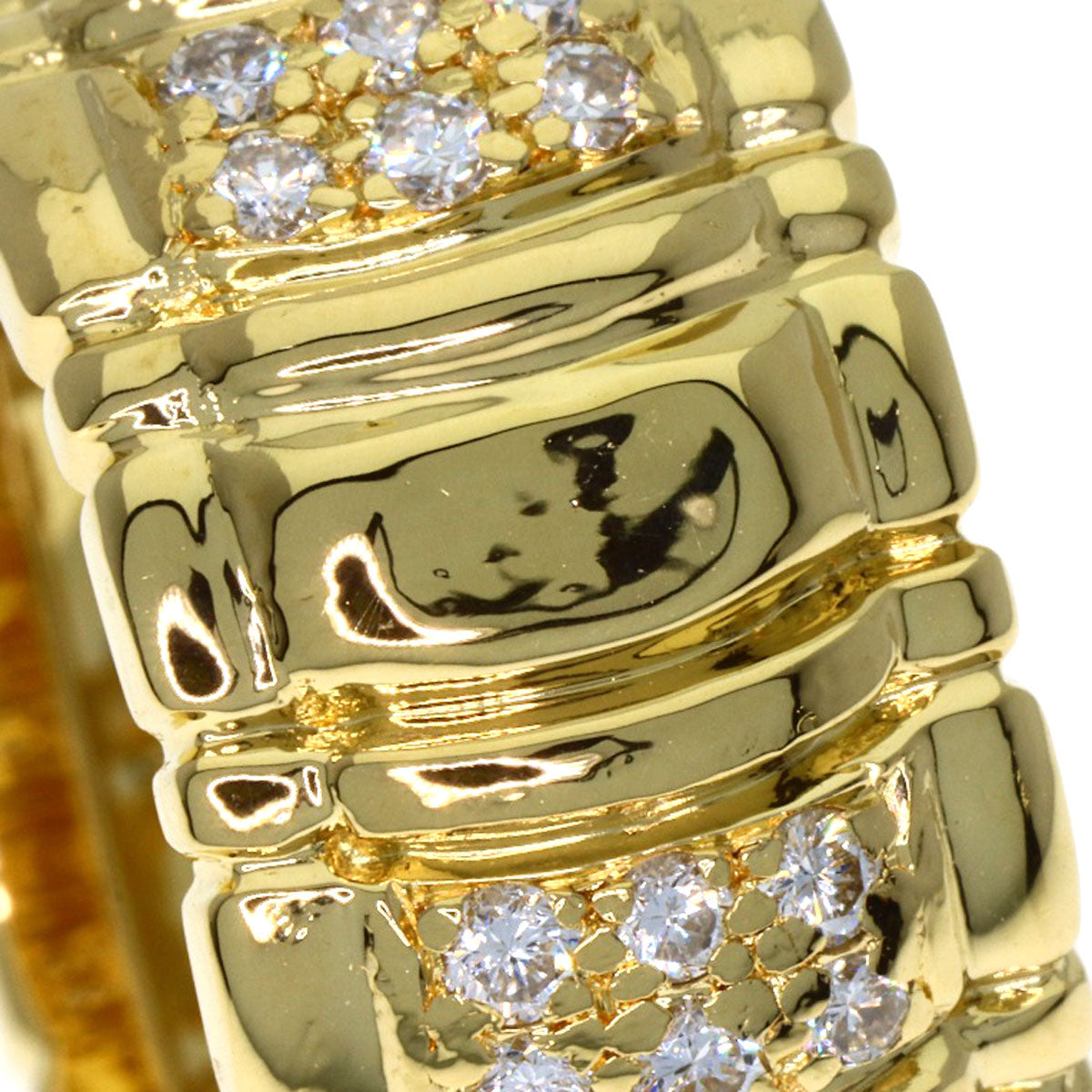 PIAGET Tanagra Diamond #51 Ring K18 Yellow Gold Ladies [Used]