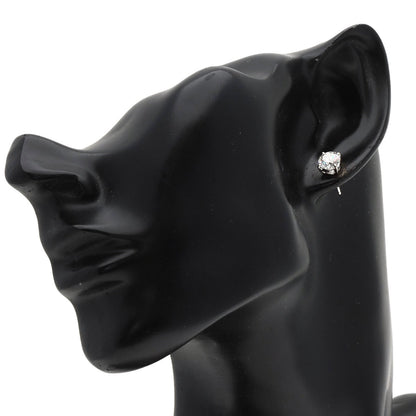 ミキモト ダイヤモンド ピアス K18ホワイトゴールド レディース 【中古】【MIKIMOTO】