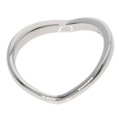 TIFFANY&Co. V band Ring Platinum PT950 Ladies [Used]