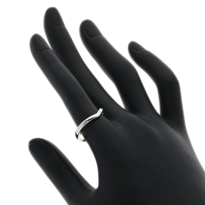 TIFFANY&Co. V band Ring Platinum PT950 Ladies [Used]