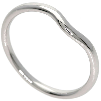 TIFFANY&Co. Curved band Ring Platinum PT950 Ladies [Used]