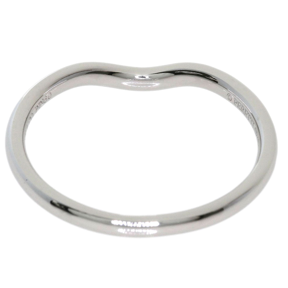 TIFFANY&Co. Curved band Ring Platinum PT950 Ladies [Used]