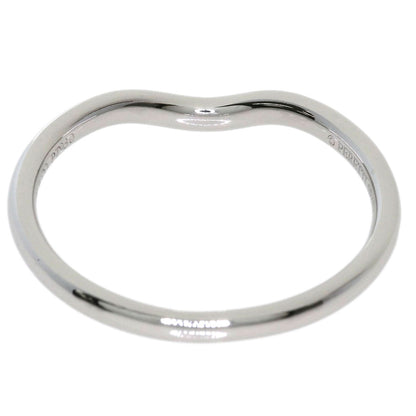 TIFFANY&Co. Curved band Ring Platinum PT950 Ladies [Used]
