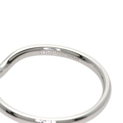 TIFFANY&Co. Curved band Ring Platinum PT950 Ladies [Used]