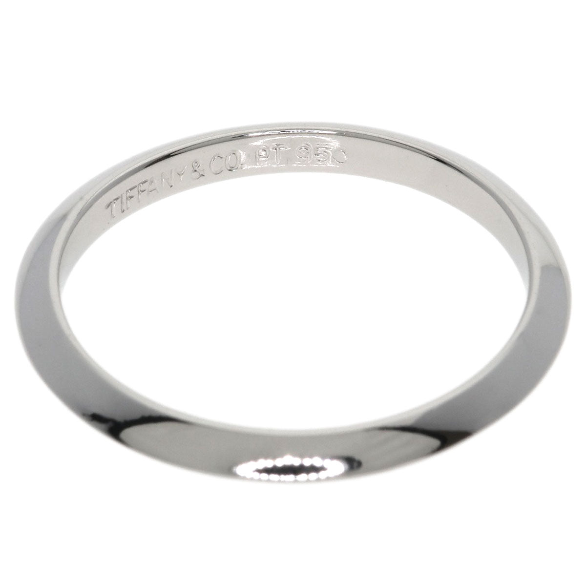 TIFFANY&Co. Knife edge Ring Platinum PT950 Ladies [Used]