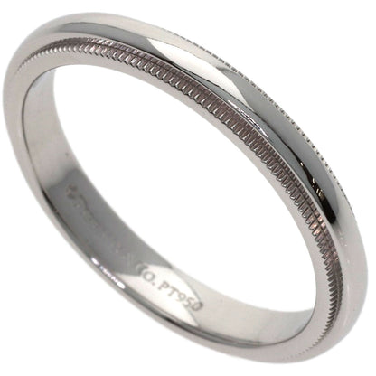 TIFFANY&Co. Milgrain Ring Platinum PT950 Ladies [Used]