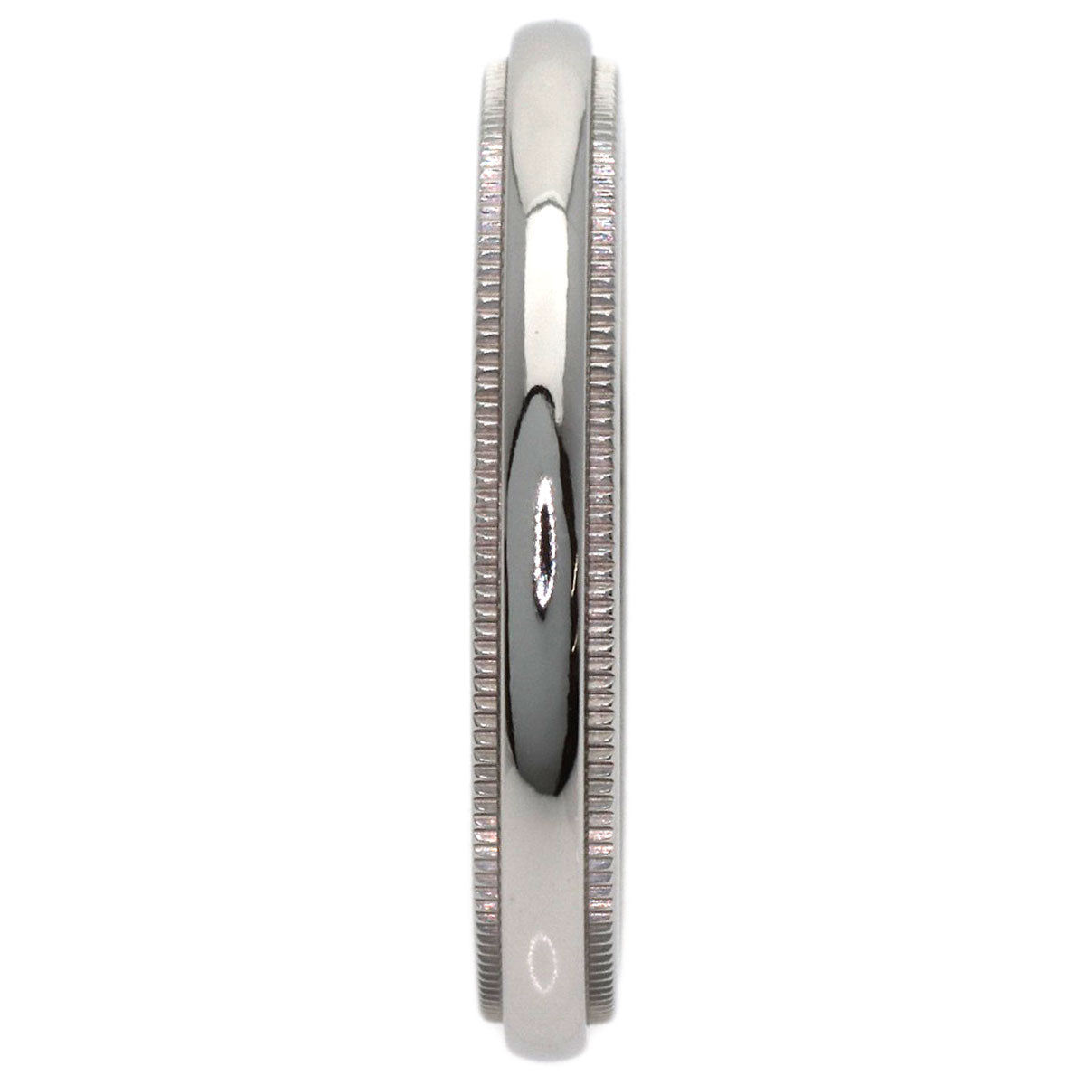 TIFFANY&Co. Milgrain Ring Platinum PT950 Ladies [Used]