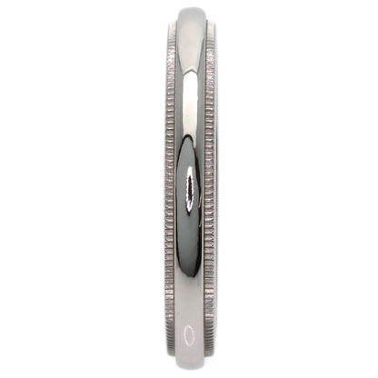 TIFFANY&Co. Milgrain Ring Platinum PT950 Ladies [Used]