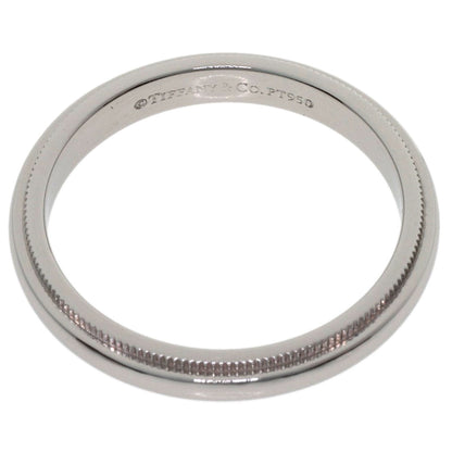 TIFFANY&Co. Milgrain Ring Platinum PT950 Ladies [Used]