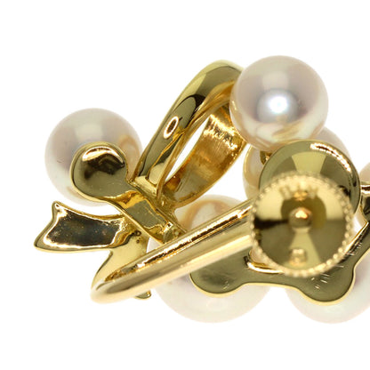 MIKIMOTO Pearl Pearl Earring K18 Yellow Gold Ladies [Used]