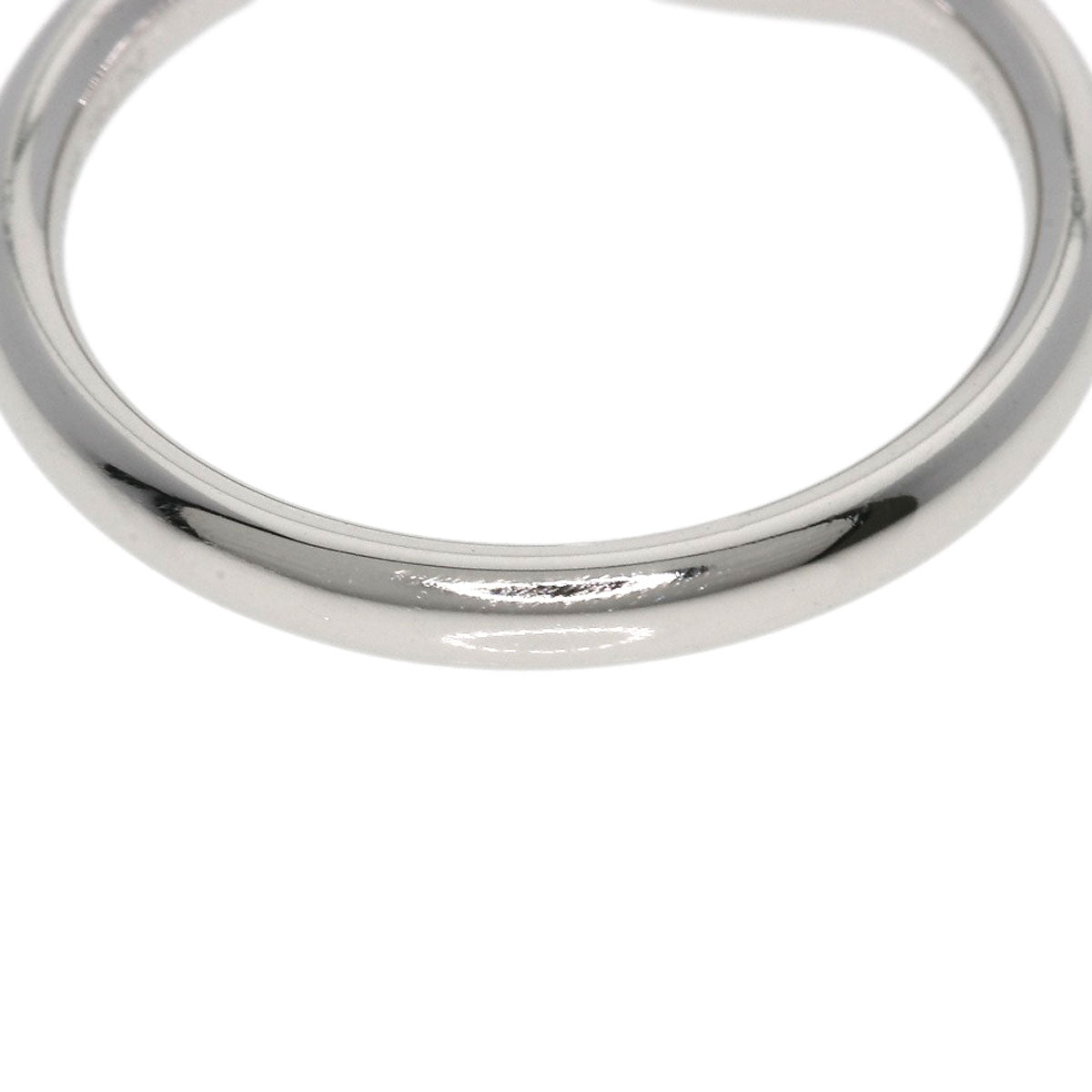 TIFFANY&Co. Curved band Ring Platinum PT950 Ladies [Used]