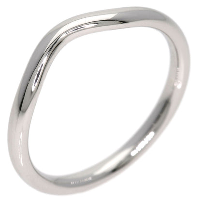 TIFFANY&Co. Curved band Ring Platinum PT950 Ladies [Used]