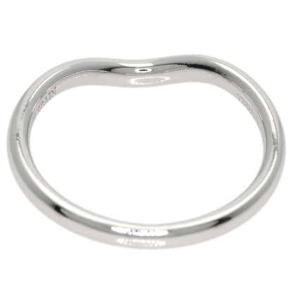 TIFFANY&Co. Curved band Ring Platinum PT950 Ladies [Used]
