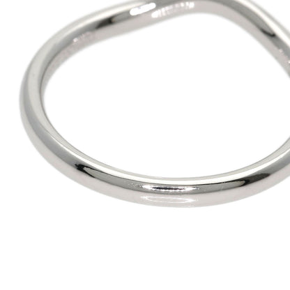 TIFFANY&Co. Curved band Ring Platinum PT950 Ladies [Used]