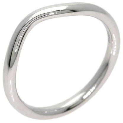 TIFFANY&Co. Curved band Ring Platinum PT950 Ladies [Used]