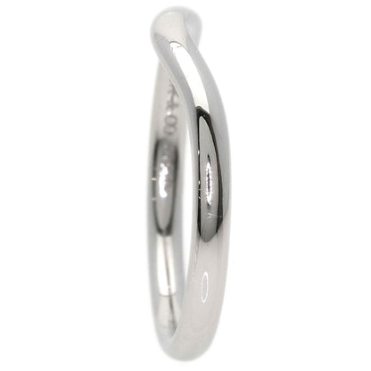 TIFFANY&Co. Curved band Ring Platinum PT950 Ladies [Used]