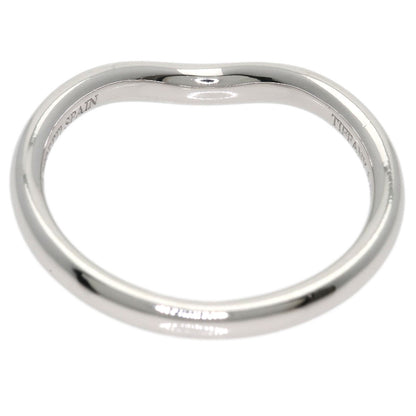 TIFFANY&Co. Curved band Ring Platinum PT950 Ladies [Used]
