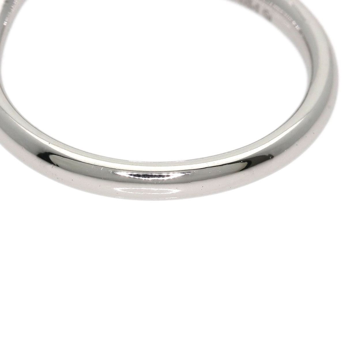 TIFFANY&Co. Curved band Ring Platinum PT950 Ladies [Used]