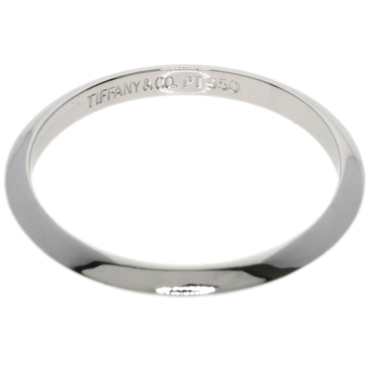 TIFFANY&Co. Knife edge Ring Platinum PT950 Ladies [Used]