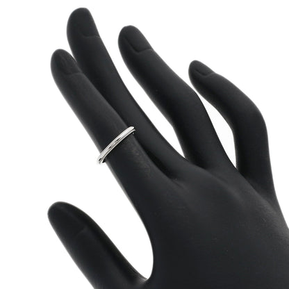 TIFFANY&Co. Milgrain Ring Platinum PT950 Ladies [Used]