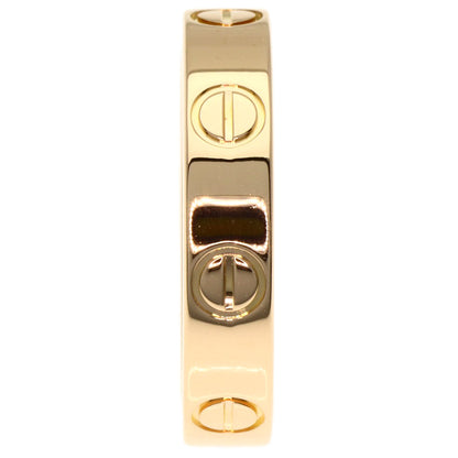 CARTIER mini love ring #47 Ring K18 Pink Gold Ladies [Used]