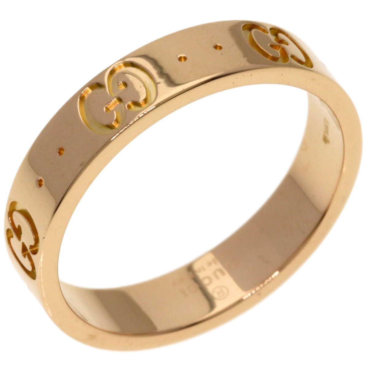 グッチ アイコン #13 リング・指輪 K18ピンクゴールド レディース 【中古】【GUCCI】