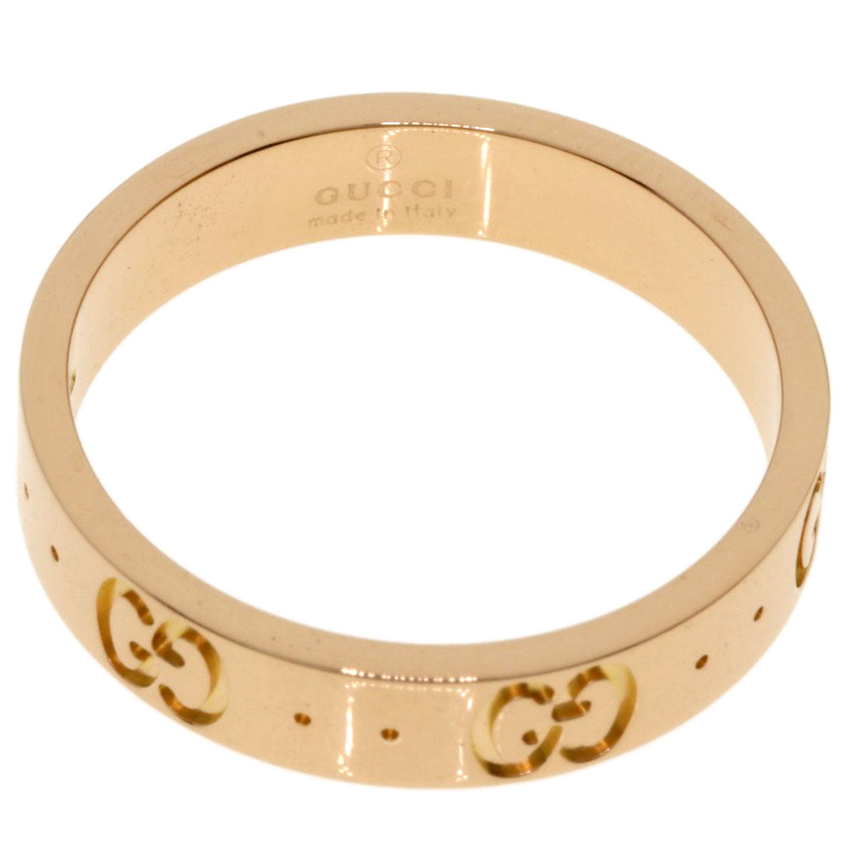 グッチ アイコン #13 リング・指輪 K18ピンクゴールド レディース 【中古】【GUCCI】