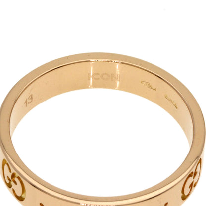 グッチ アイコン #13 リング・指輪 K18ピンクゴールド レディース 【中古】【GUCCI】