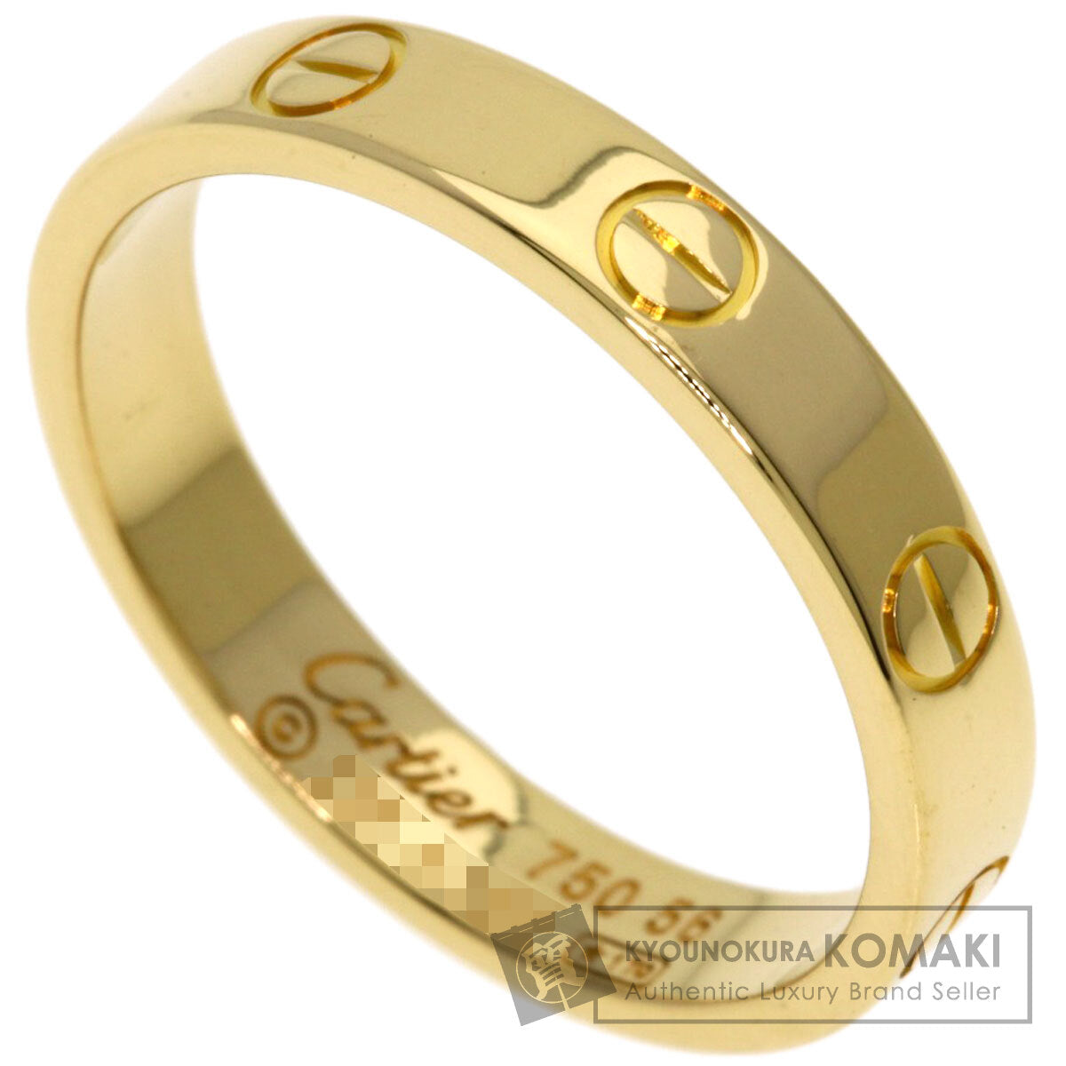 カルティエ ミニラブリング #56 リング・指輪 K18イエローゴールド レディース 【中古】【CARTIER】