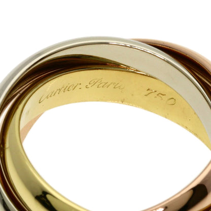CARTIER Trinity #48 Ring K18 Yellow Gold K18 White GoldLadies [Used]