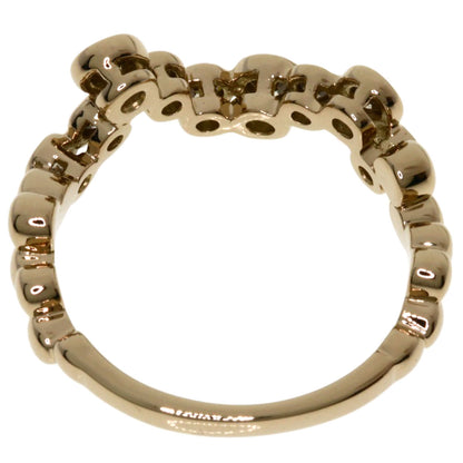 Kashikey Brown Diamond Bezel Ring Ring K18 Yellow Gold Ladies [Used]