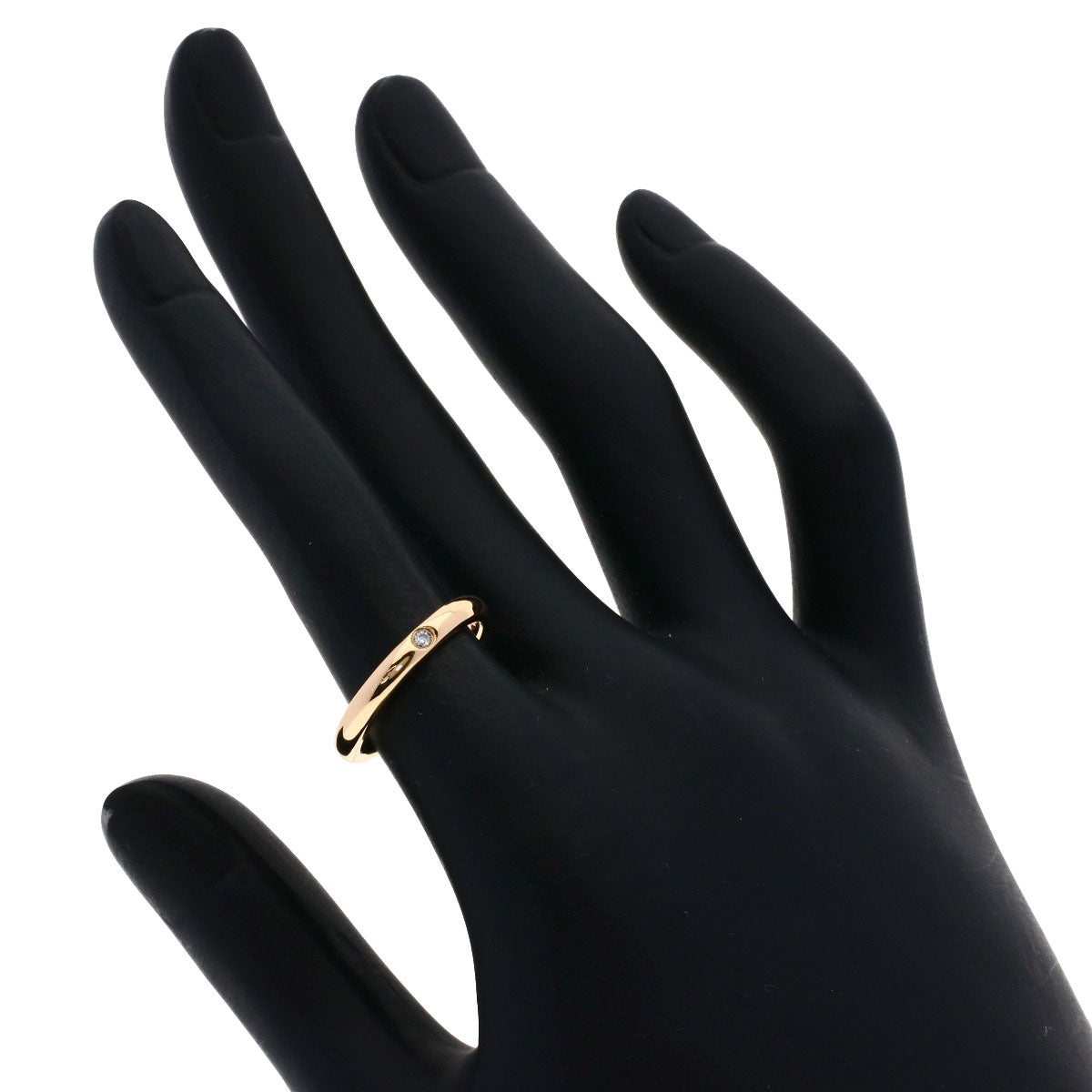 TIFFANY&Co. Wedding 1P Diamond Ring K18 Pink Gold Ladies [Used]